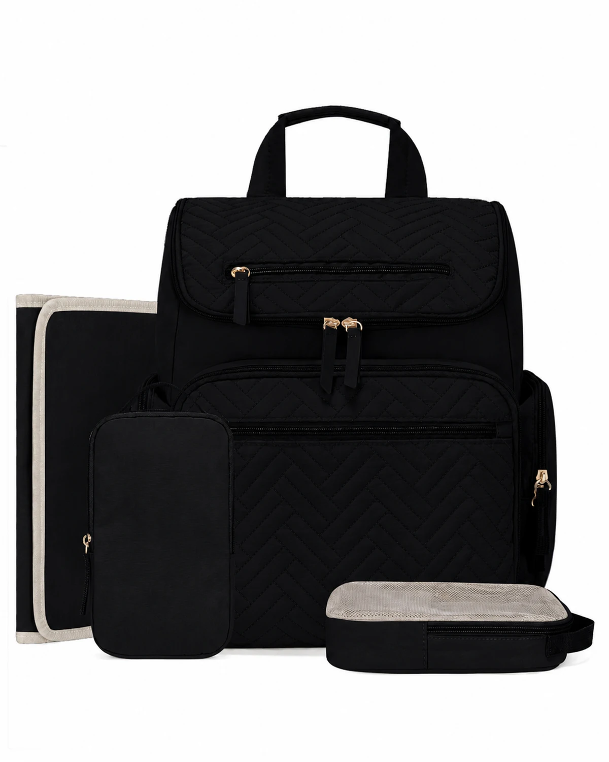 Backpack Diaper Bag - Baby Diaper Bag Backpack Waterproof Diaper