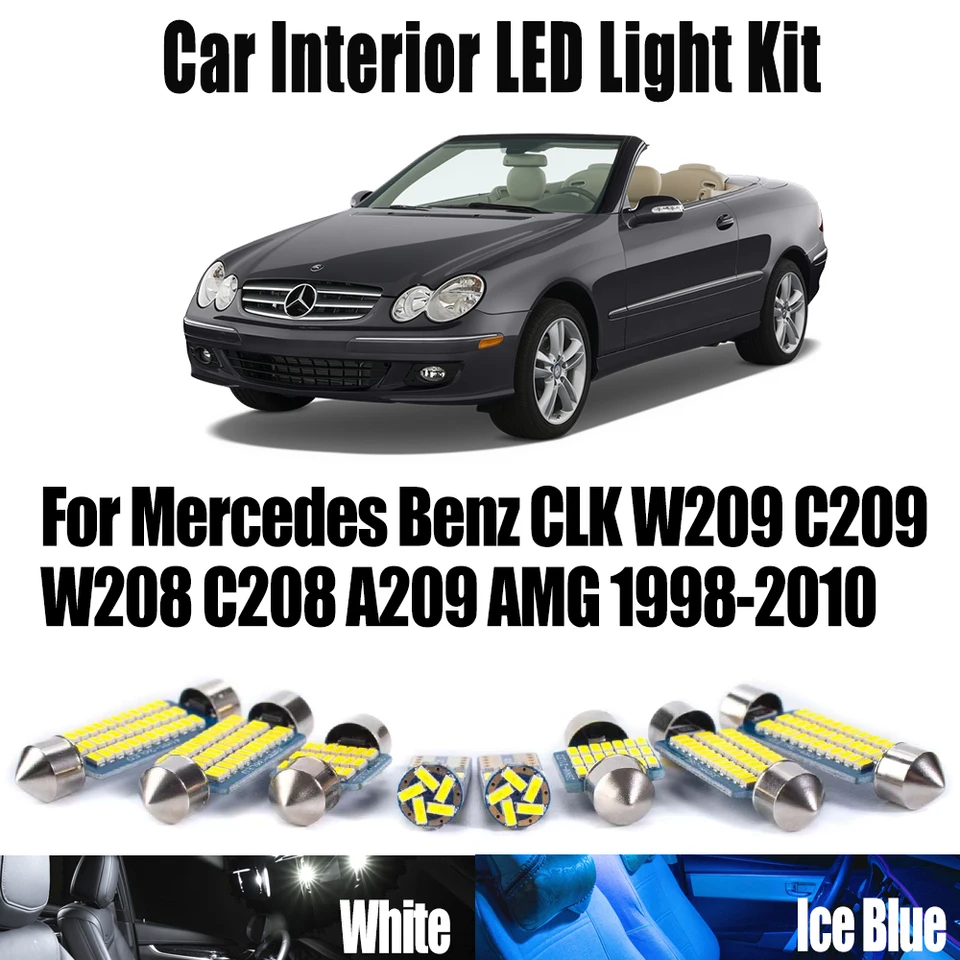 For Mercedes Benz CLK W209 C209 W208 C208 A209 AMG 1998-2009 2010