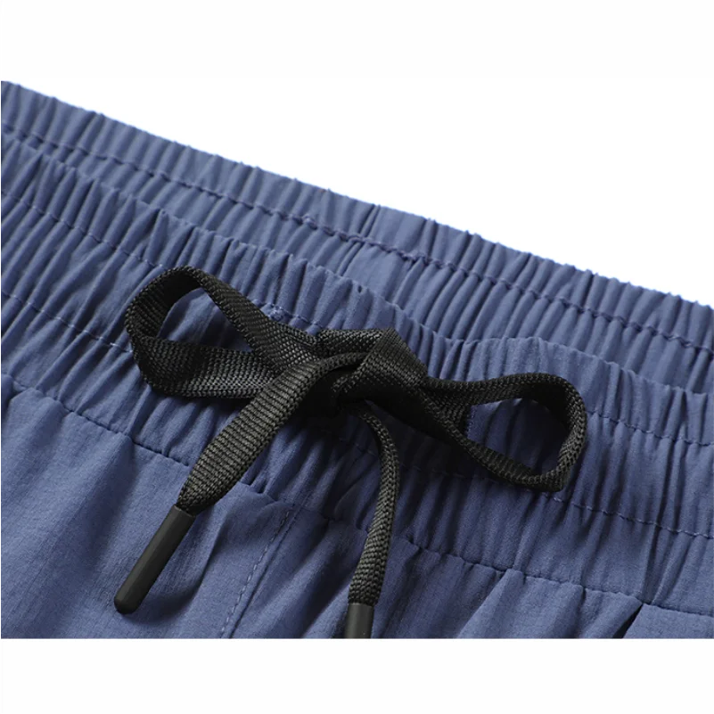 Pantalon à séchage rapide pour hommes, léger, randonnée, Jogging, course à pied, respirant, entraînement, gymnastique, athlétique, poche zippée