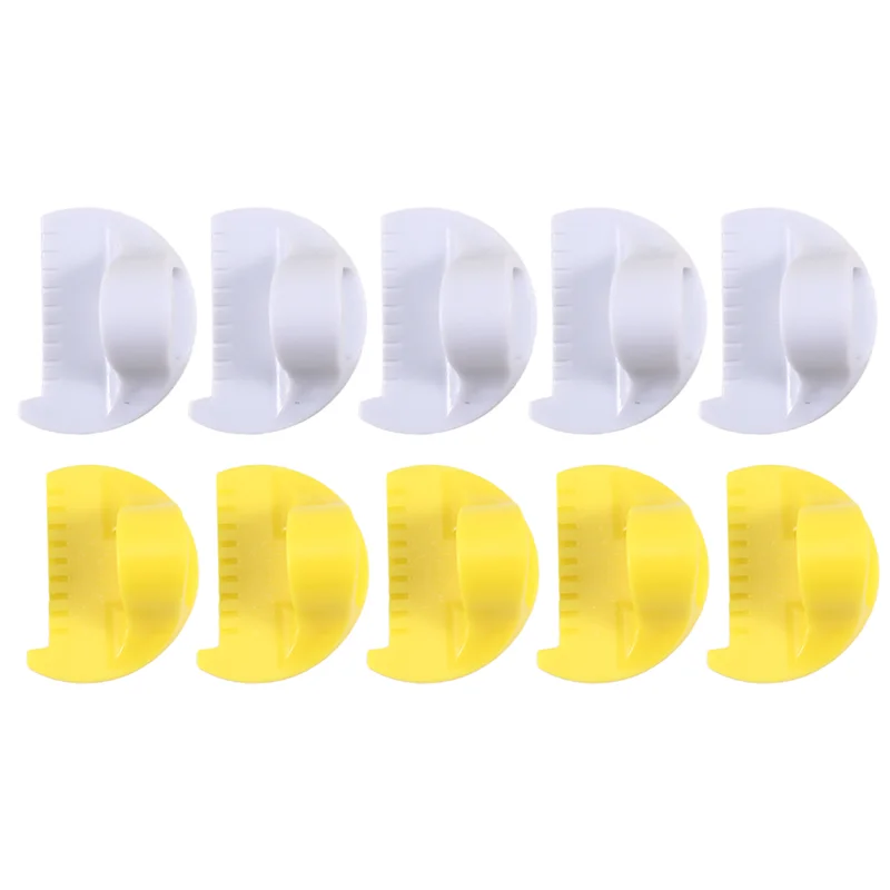 

-A90P Quilter's 10PCS Edge Stitch Lock Sewing Guide, DIY Tool For Straight And Curved 3Mm Seams