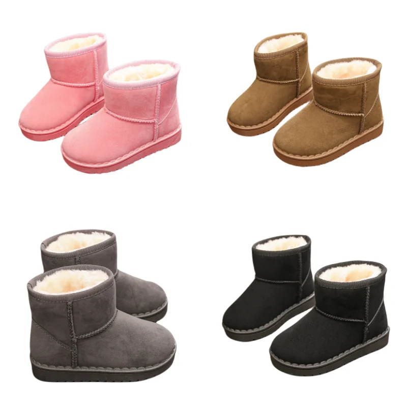 

Winter Autumn Warm Kit Shoe Baby Kids Cute Warm Casual Boots Fashion Children Boys Girls Toddler Snow Shoes Boots Anti-skip