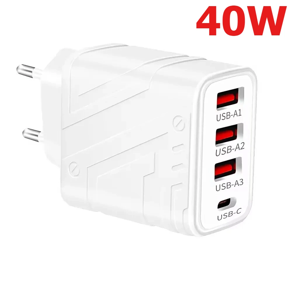 Portable 40W 4 Port…