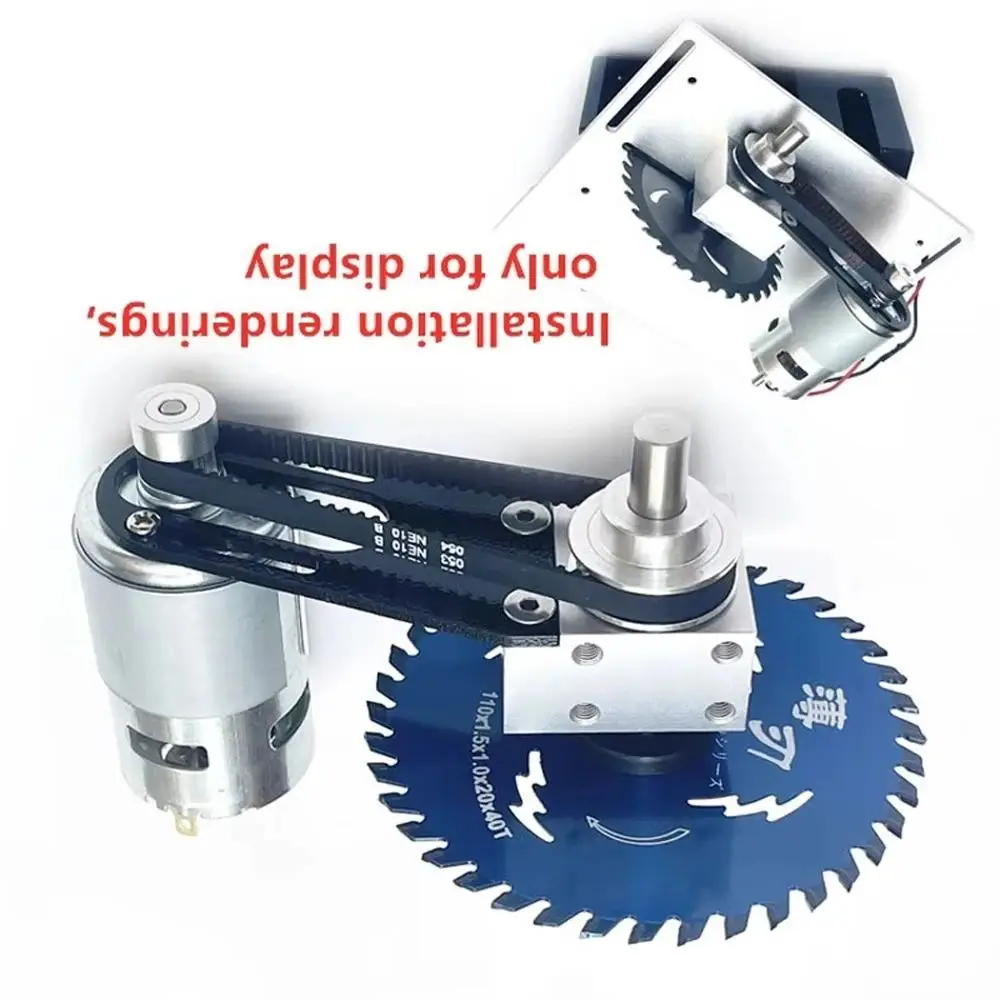 منشار طاولة صغير المغزل لتقوم بها بنفسك النجارة قطع تلميع المغزل المنشار تحمل عمود الأمان ومحرك المغزل الكروي