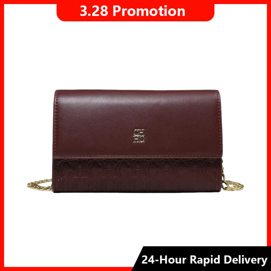 

CH Fashion Women's Shoulder Bag with Letter Printing Design 2025 Festival Essential Versatile Women's Chain Bag