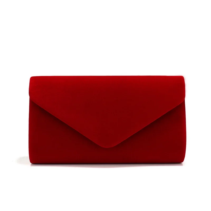 

Velvet Cover Envelope Evening Bag Fashion Elegant Clutch Bag for Women Party Prom Evening Dress Purses Wedding/date/nightclub