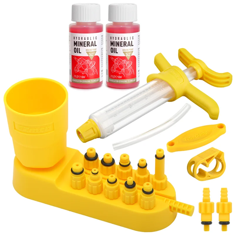AliExpress riderace Bike Hydraulic Disc Brake Oil Bleed Kit 60ML Brake Mineral Oil Bicycle Brake Oil Bleed Kit Tools Cycling Brake Repair Tools