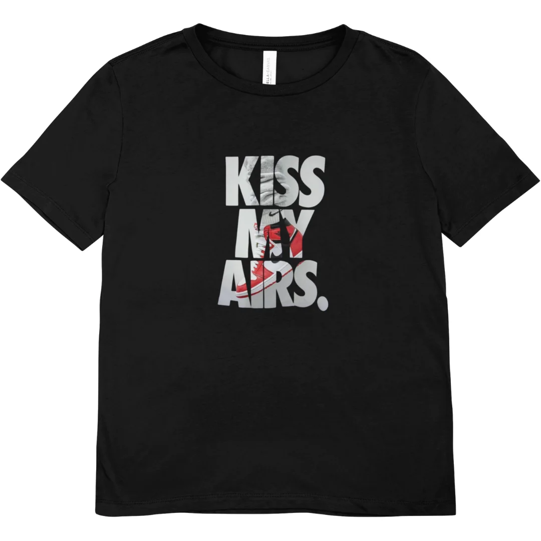 Kiss My Airs Graphic T-Shirt - Premium Quality for Sneaker Lovers