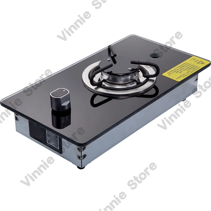 Tempered glass countertop gas stove RV yacht kitchen outdoor home single burner gas stove GR-B002