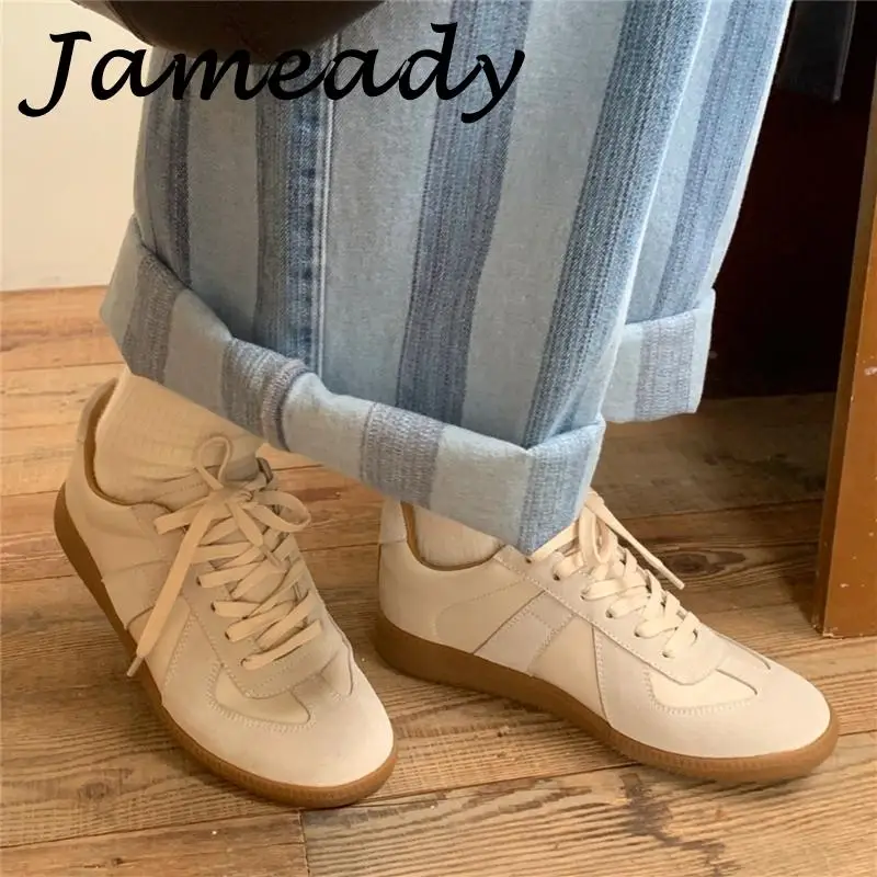 Fashion Mixed Color All Match Women Sneakers Chunky Flat Heel Luxury Dessigner Casual Trainers Female Runway Daily Sport Shoes