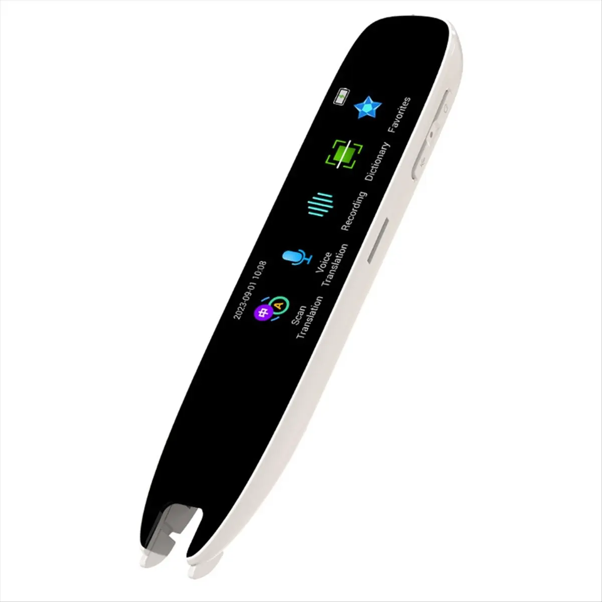 【STABLE QUALITY】Scan Translation Pen Real Time Language Translator Smart Offline Translation 112 Languages Text Scanning White