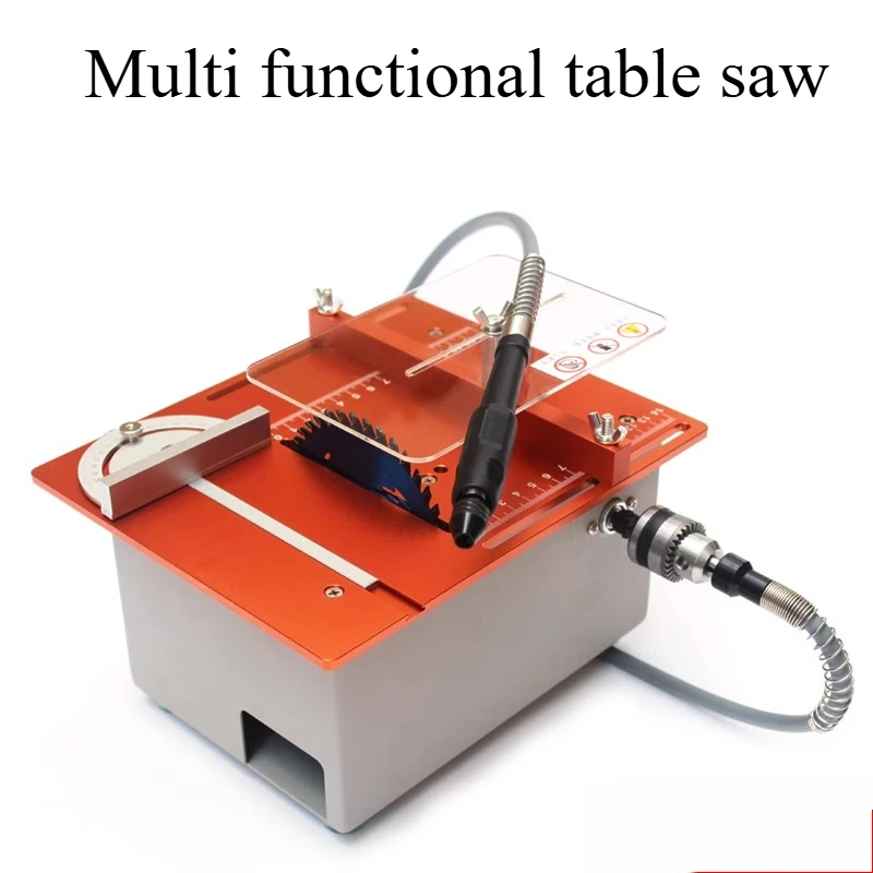 12-24V Mini Table Saw Multi functional Portable Compact Wood Plastic Metal Cutting DIY Home Technology School Workshop