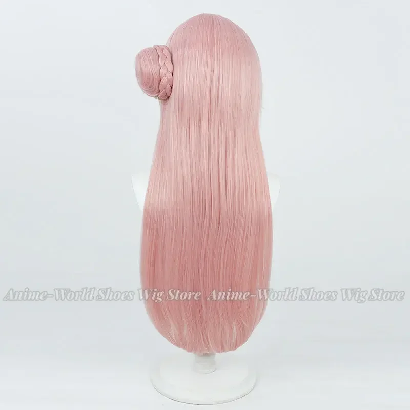 Mizuha Mimori شعر مستعار تأثيري الأزرق الأرشيف الوردي طويل 75 سنتيمتر مقاومة للحرارة الشعر الاصطناعية هالوين حفلة كرنفال دور اللعب + غطاء شعر مستعار #5