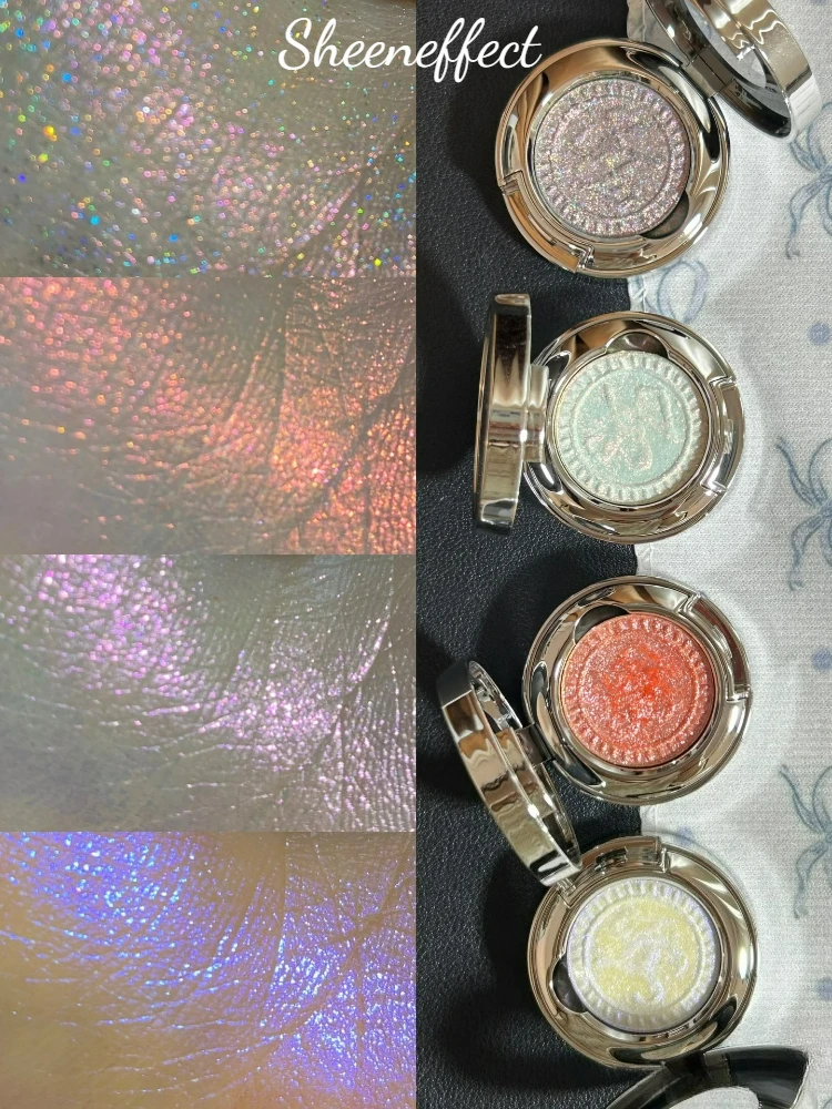 Sheeneffect Chameleon Highlight Single Color Eyeshadow Super Shimmering Delicate High Gloss Shiny Pearl Long Lasting Makeup