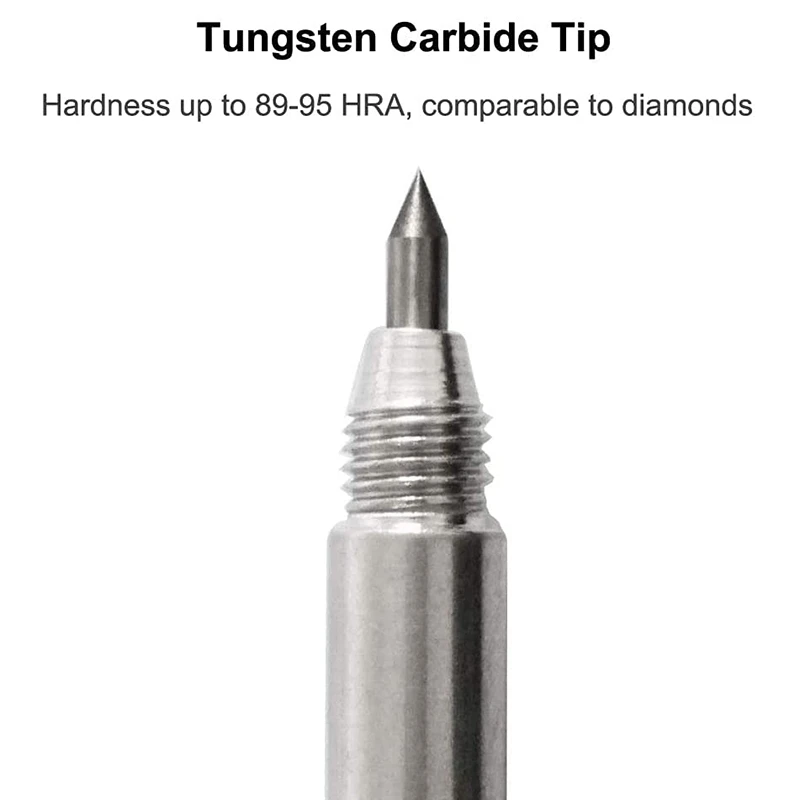 Tungsten Carbide Scribers 5 Pack, Engraving Pen With Double Head Design - Pocket Tungsten Carbide Tip Scriber Tool