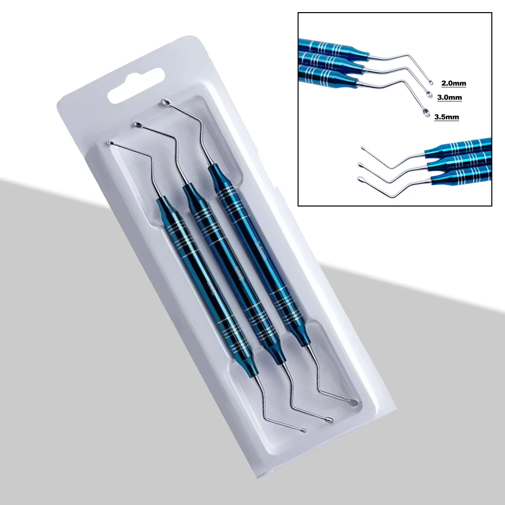 

Professional Dental Bone Graft Scoop Implant Powder Spoon Surgical Tool for Bone Fragment Removal & Periodontal Cleaning