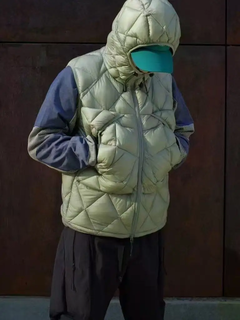 

ROA HIKING Открытый ромб альпинистский устойчивый к разрыву термопуховик с капюшоном