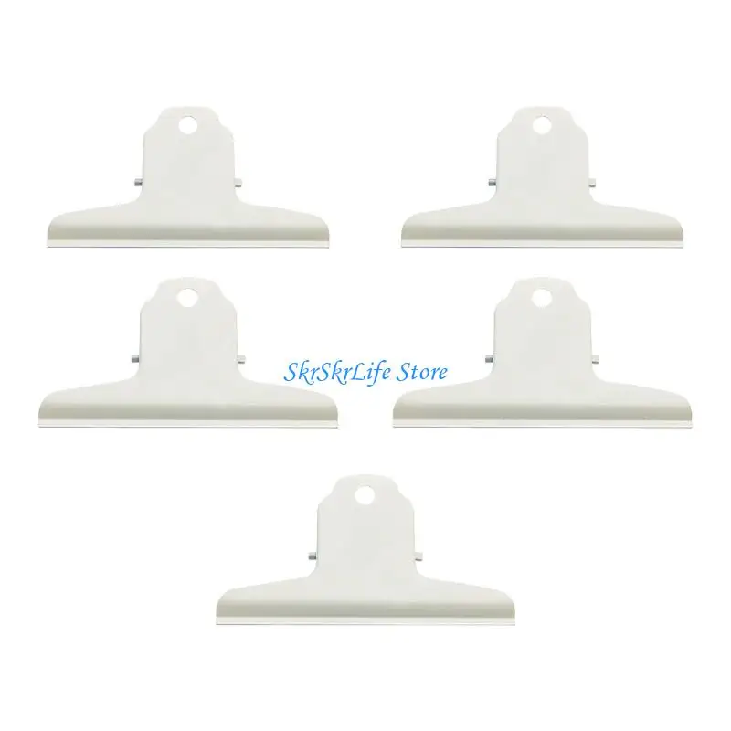 E65E Heavy Duty Metal Hinge Clip Bag Clip For Files Bills Receipt Preservation