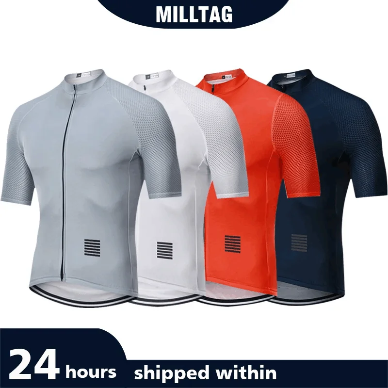 

MILLTAG 2024 All New Lightweight Pro Aero Race Fit Short Sleeve Cycling Jersey 3.0 Breathable maillot ciclismo hombre