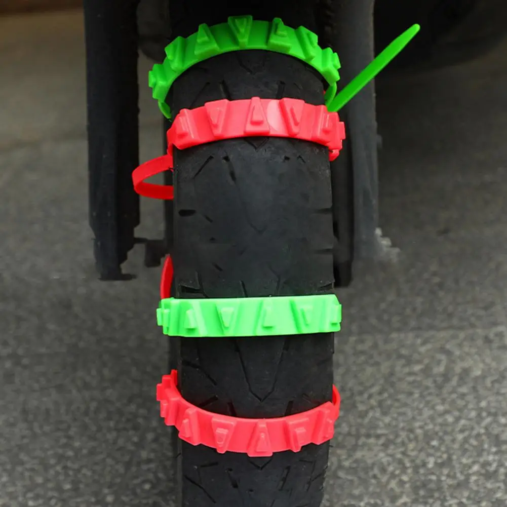 オートバイの滑り止めタイヤチェーン,車のネクタイ,冬用タイヤケーブル,滑り止めタイヤ,屋外,雪,i5u0,10個