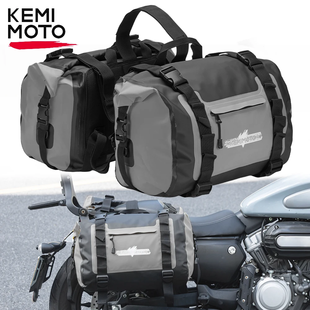 

Motorcycle Bag Waterproof Saddle Bag Outdoor PVC Dry Touring Side Bags 50L Universal For R1200GS R1250GS R1200ST F800GS CBR600RR