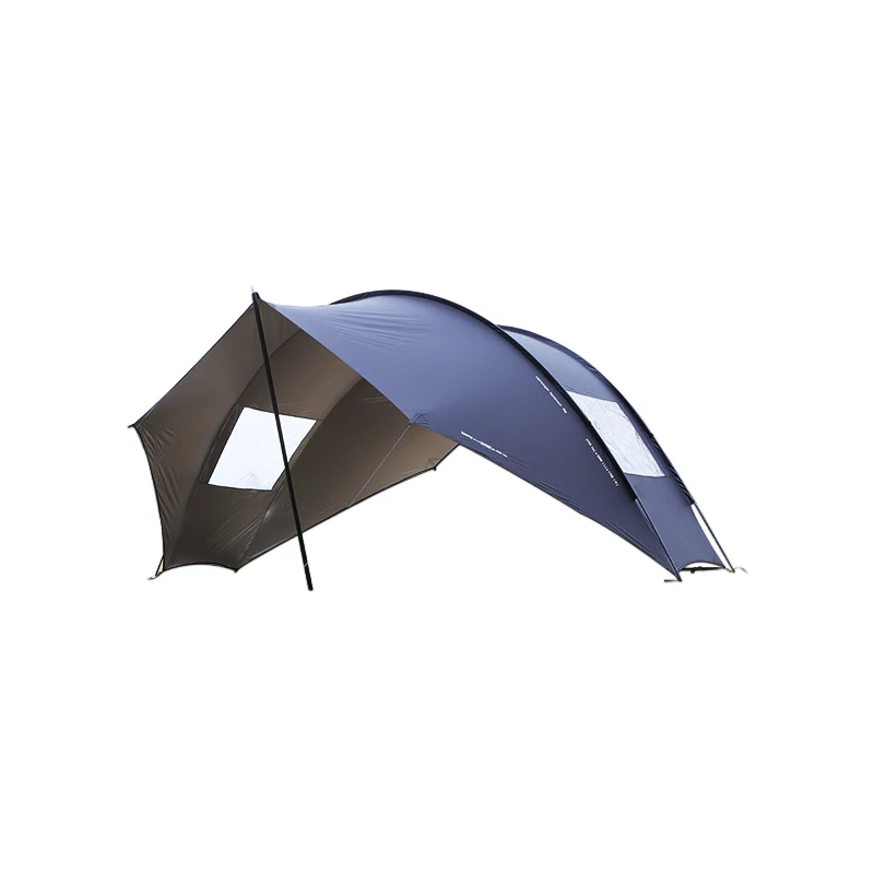 

Outdoor Camping Awning Beach Sunshade 70D Nylon Waterproof Canopy Camp Canopy Eggshell Canopy