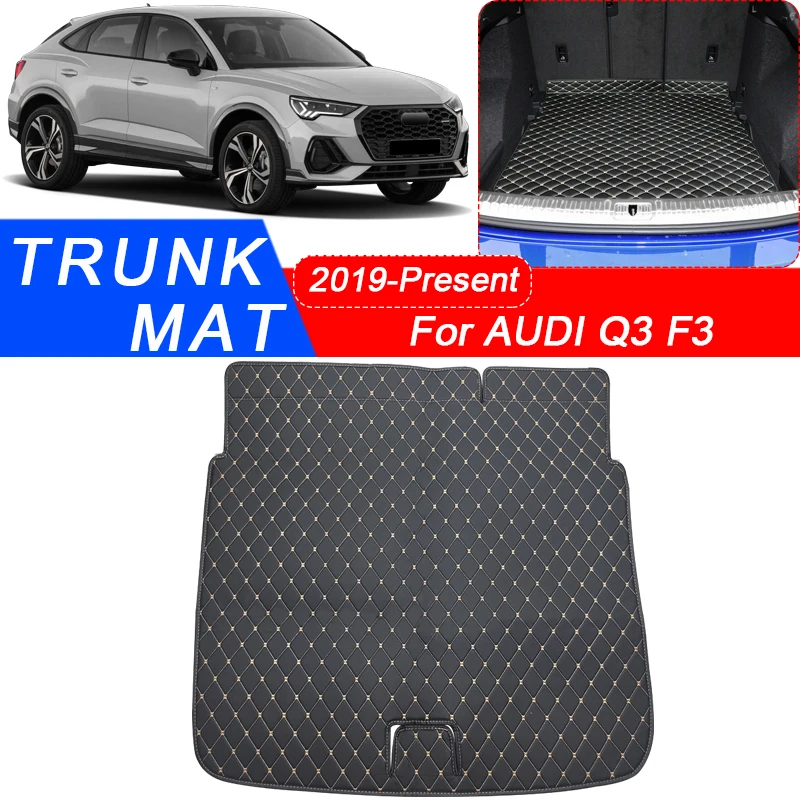 

Custom Car Trunk Main Mats For Audi Q3 F3 2019-2025 Waterproof Anti Scratch Non-slip Protect Cover Internal Auto Accessory