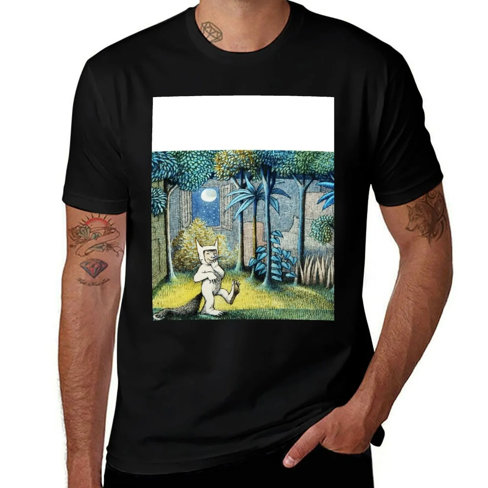 

Max in the - Are jungle the Where Wild Things T-Shirt Soft Stretch Short Sleeve Top