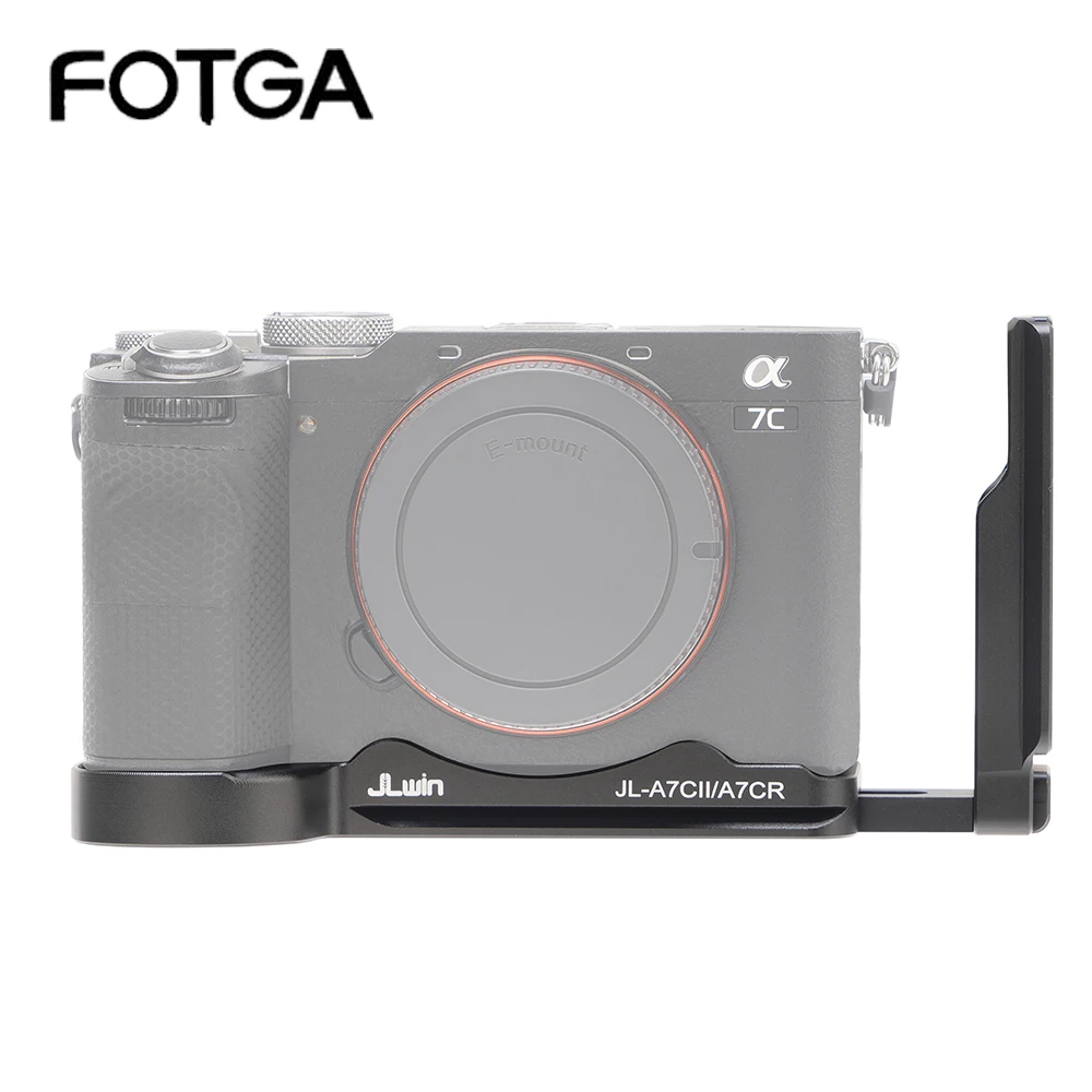 FOTGA L Shape For Sony A7C2 A7CII A7CR Camera Vertical Shooting For Ronin Bracket Plate Baseplate Quick Release Stabilizer Tripo