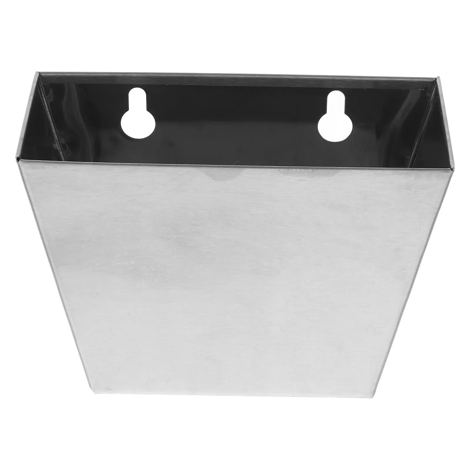 

Stainless Steel Bottle Catcher Storage Bucket For Outdoor Bar Porch Wall Mounted Weatherproof Cap Holder Drainage Holes