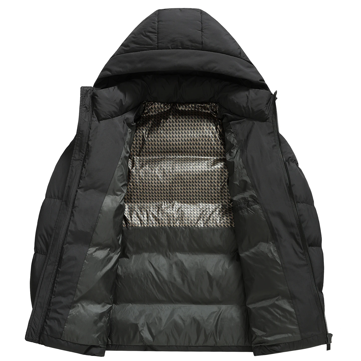 سترة 200 جرام عالية الحشو 90 أسفل بطة بيضاء أسفل سترة ، سترة خبز رجالية راقية لشتاء 2025