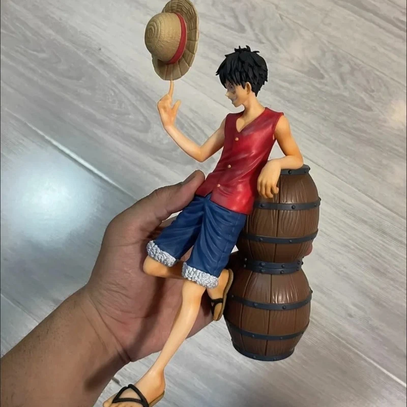 

Ichiban Kuji One Piece A Reward Wine Barrel Luffy Украшение Модель Bandai Японские Комиксы Периферийные Украшения Фигурки