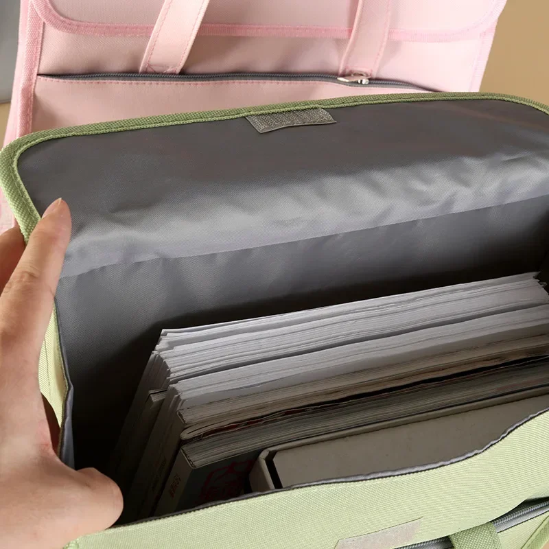 سعة كبيرة لتخزين كتب A4، حقيبة مدرسية محمولة مقاومة للماء من قماش أكسفورد للطلاب #4