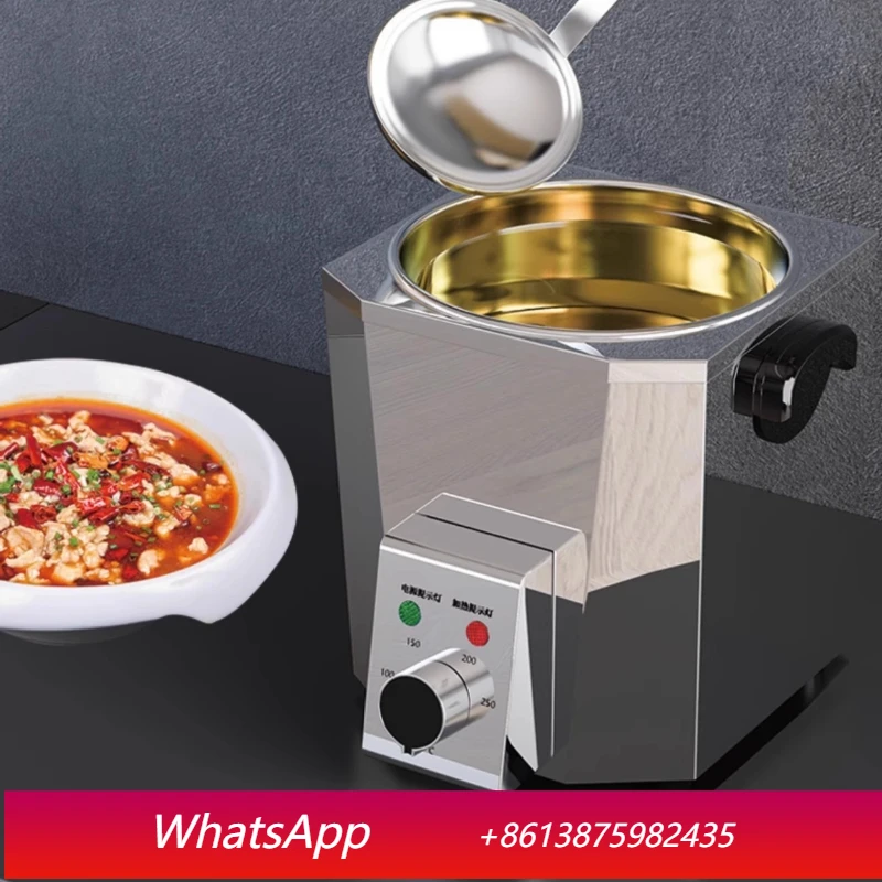 

YJQ commercial thermostatic oil heater fried egg hot oil stove electric heating for home use