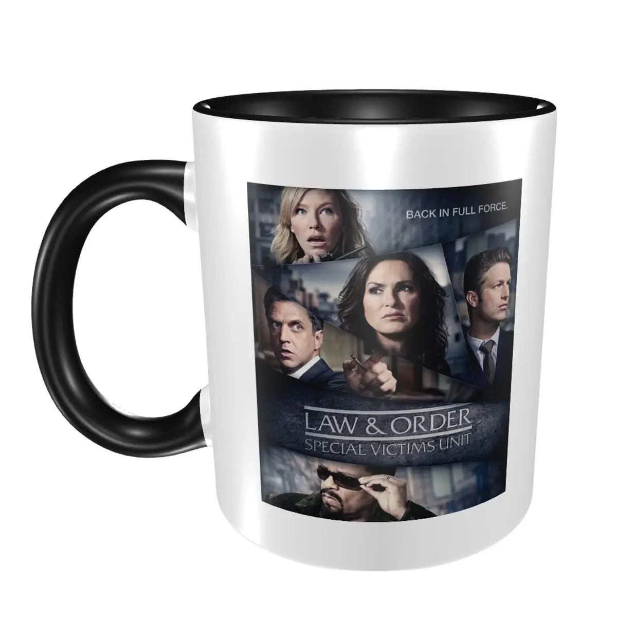 

Кружка SVU Back In Full Force, забавные керамические кофейные чашки, чайные кружки, чашка для молока, посуда для напитков, подарок для женщины и мужчины