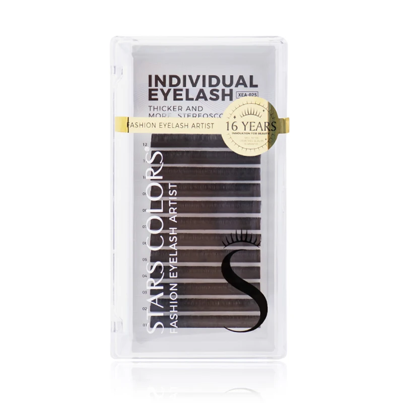 

1 Box 0.05/0.07mm Super Soft Circle Fake Eyelashes Graft Single False Lashes 8 to 15mm 12 Lines Individual Eyelash Extension