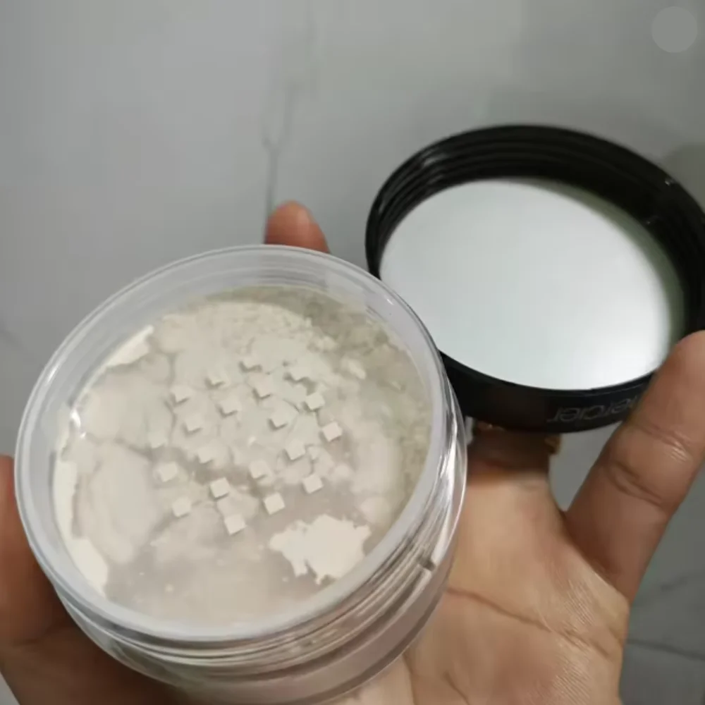 مسحوق إعداد يدوم طويلاً 29 جرام، ناعم غير لامع وخفيف الوزن للتحكم في الزيت، مسحوق عسل فضفاض مقاوم للماء يدوم طويلاً