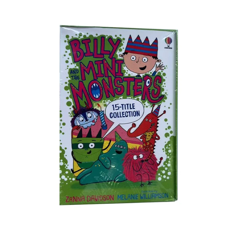 

15 Books/set Billy and The Mini Monsters Collection Set By Zanna Davidson Adventure Humour for Children & Young Adults