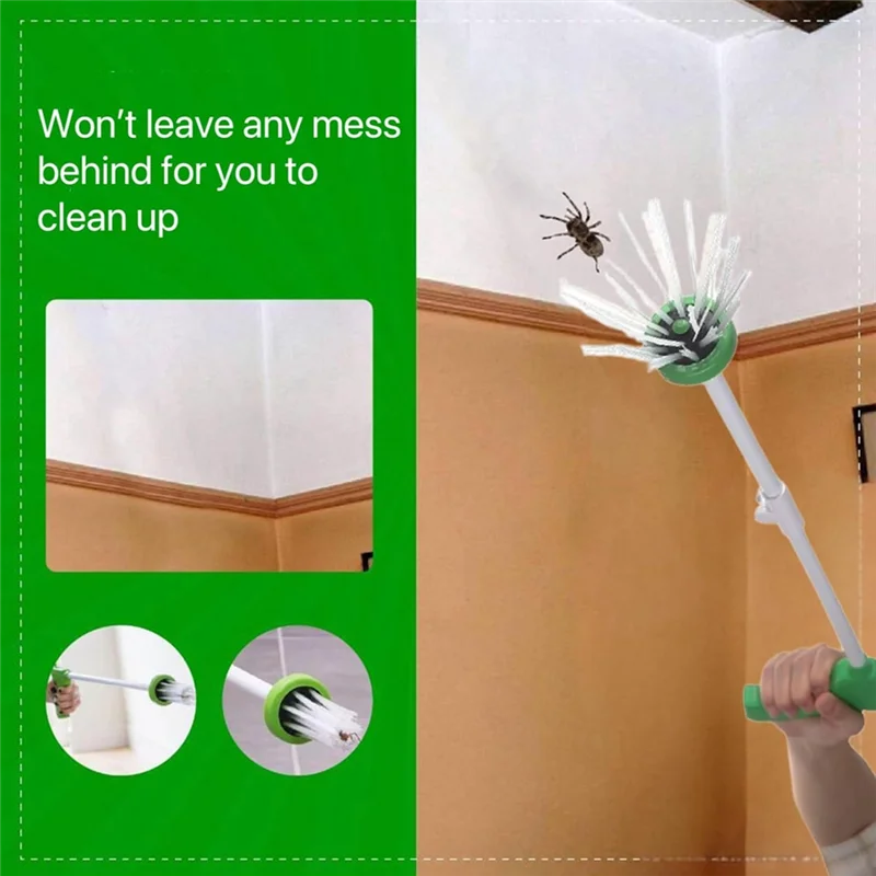 AT19-Bug Grabber Spider Grabber Insect Catcher Spider Catcher Long Handled With Foldable Design For Home Office Garden
