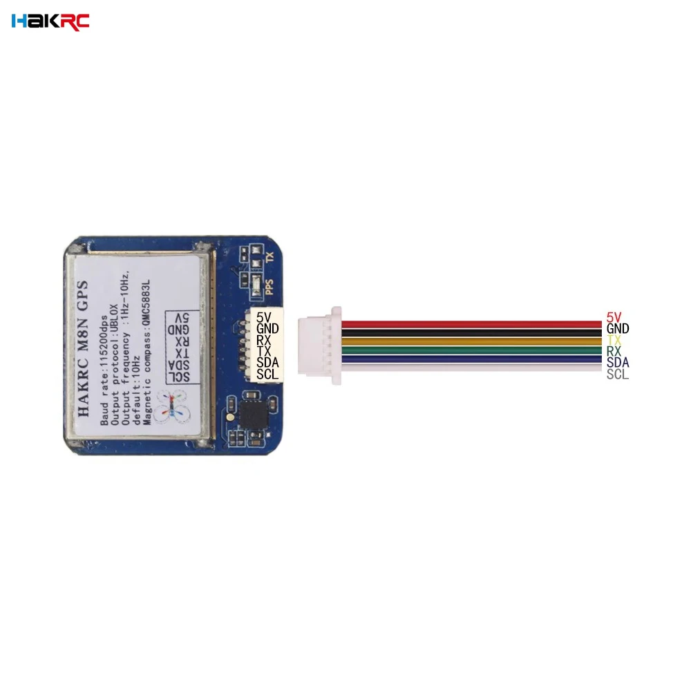 HAKRC M8N GPS F23-U Beidou/GPS Small Size Fast Positioning Connection Stable With Compass for RC FPV Racing Drone