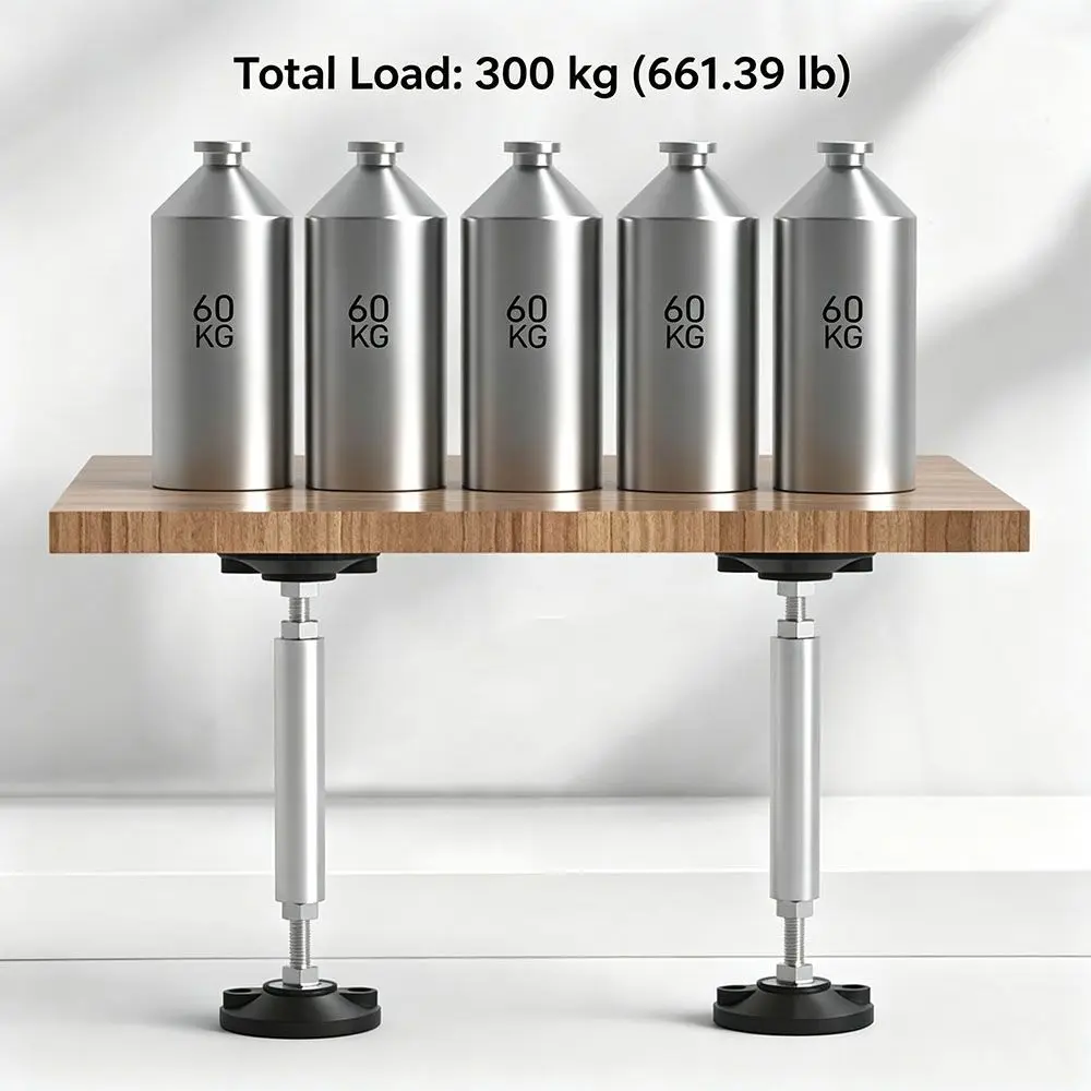 1/2pcs Telescopic Support Rod Stainless Steel Cabinet Adjustable Support Rod High Load-Bearing High Hardness Support Frame