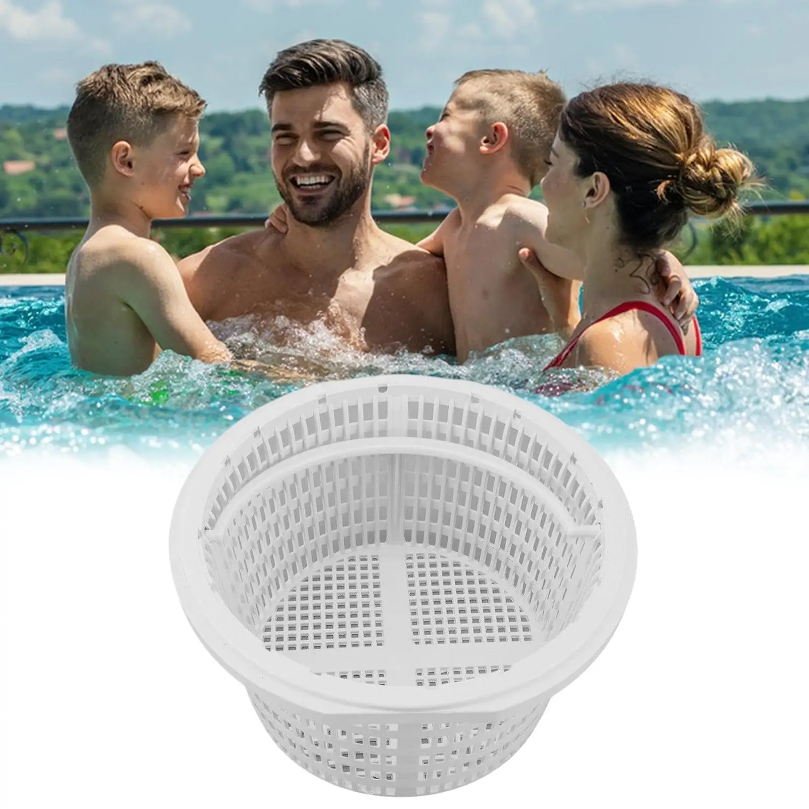 Replacement Skimmer Basket Net, In-Ground Pool Leaf Catcher Tool, Durable Cleaning Accessory, Compatible with Swimming Pool
