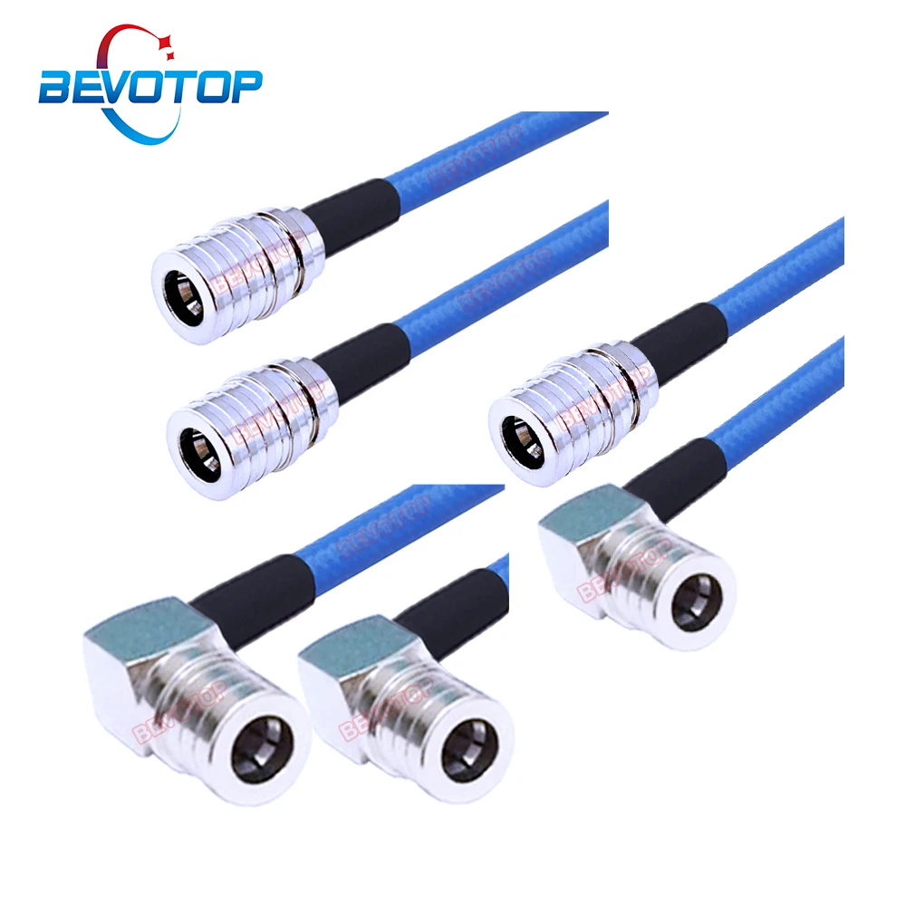 BEVOTOP RG402 Cable QMA Male Plug Connetor Semi Flexible RG-402 141 Pigtail 50 Ohm High Quality High Frequency Test Cable Line