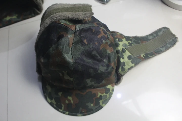 Gorra térmica camuflaje flecktarn combate protección orejas - imagen 4
