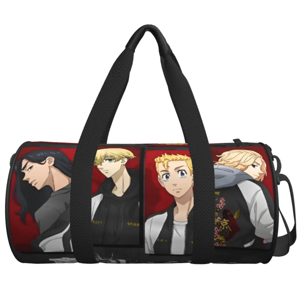 

Спортивная сумка Tokyo Ken Ryuguji в стиле японского аниме, водонепроницаемая спортивная сумка, большая сумка для плавания с принтом, оригинальная сумка для фитнеса для мужчин