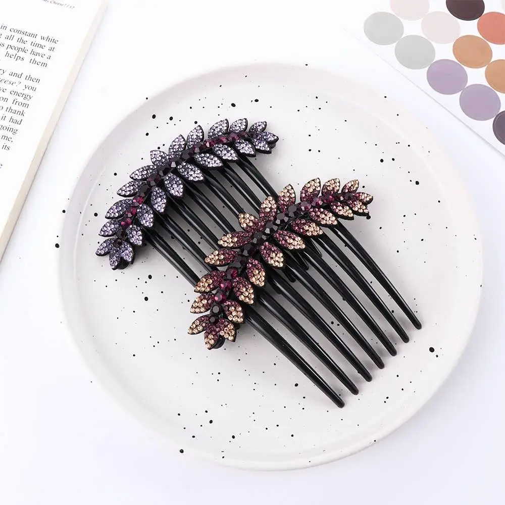 

Trendy Vintage Hairpins For Girls Leaves Ponytail Holder Hair Clips Hair Claws Women Hair Comb Korean Barrettes