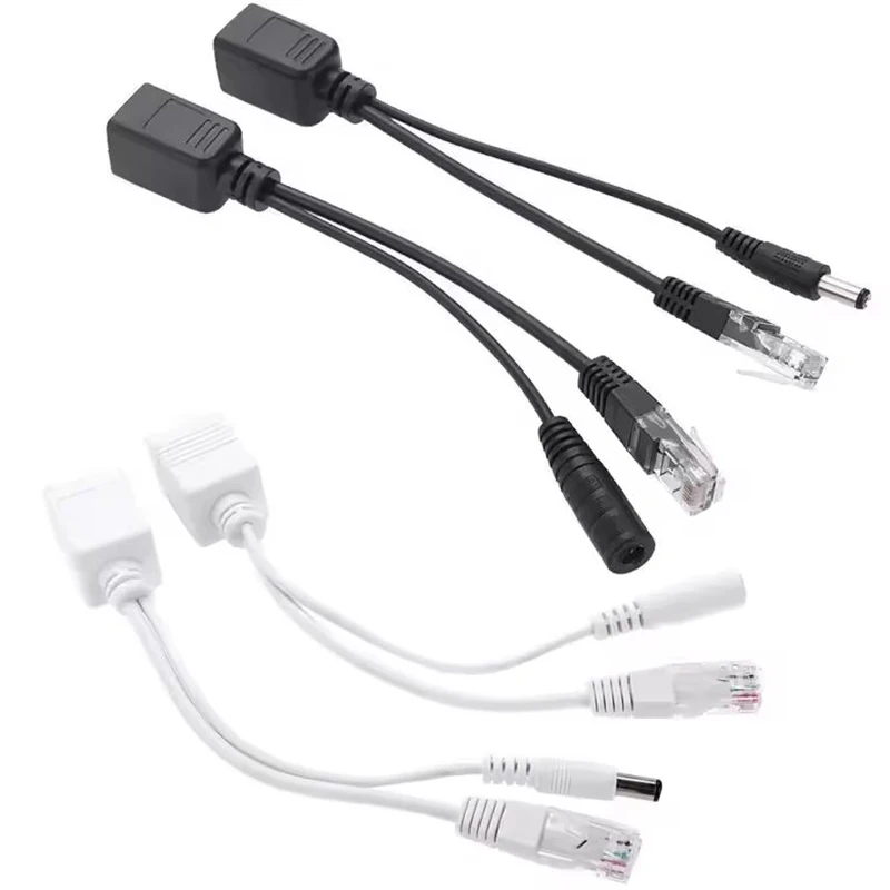 POE Spliter Waterprrof Met Video En Power Adapter Kabel RJ45 12 V-48 V Voedingsmodule Injector voor IP Camera Extender
