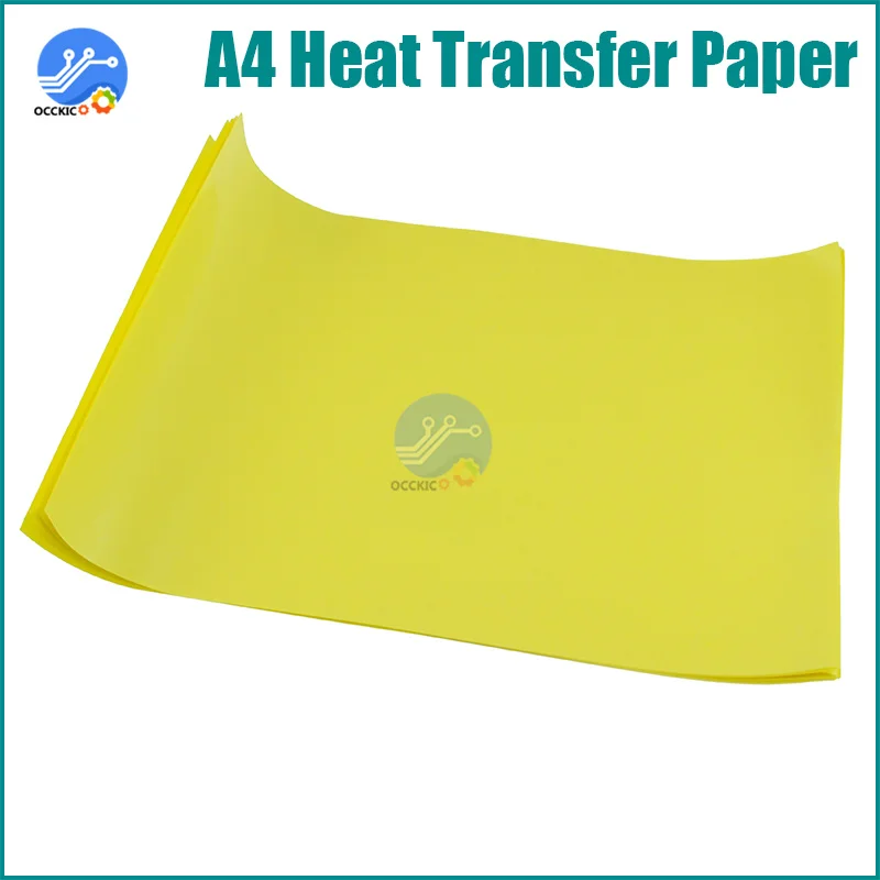 10PCS A4 Toner Heat Transfer Paper For DIY PCB Electronic Prototype Mark Yellow