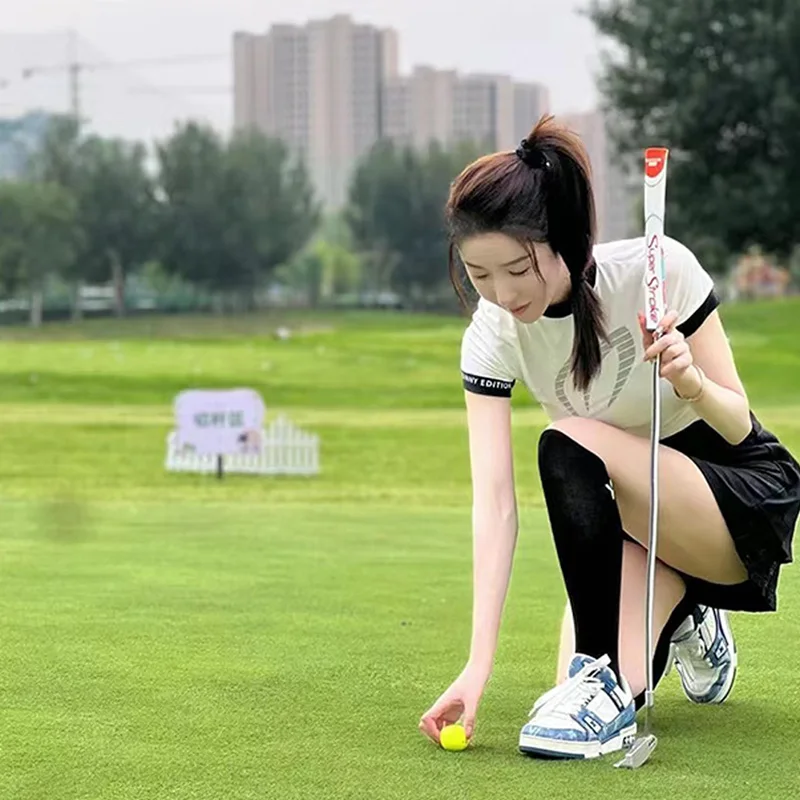 

Ladies Golf Performance Top, Quick Dry Short Sleeve Shirt, Slim Fit Athletic Wear