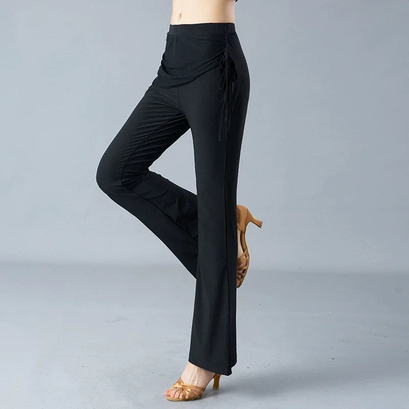 

Modern Latin Line Dance Pants Women's Dresses Elasticity Long New Dress Groups of Pant Female Dancewear Stage Wear Novelty Use