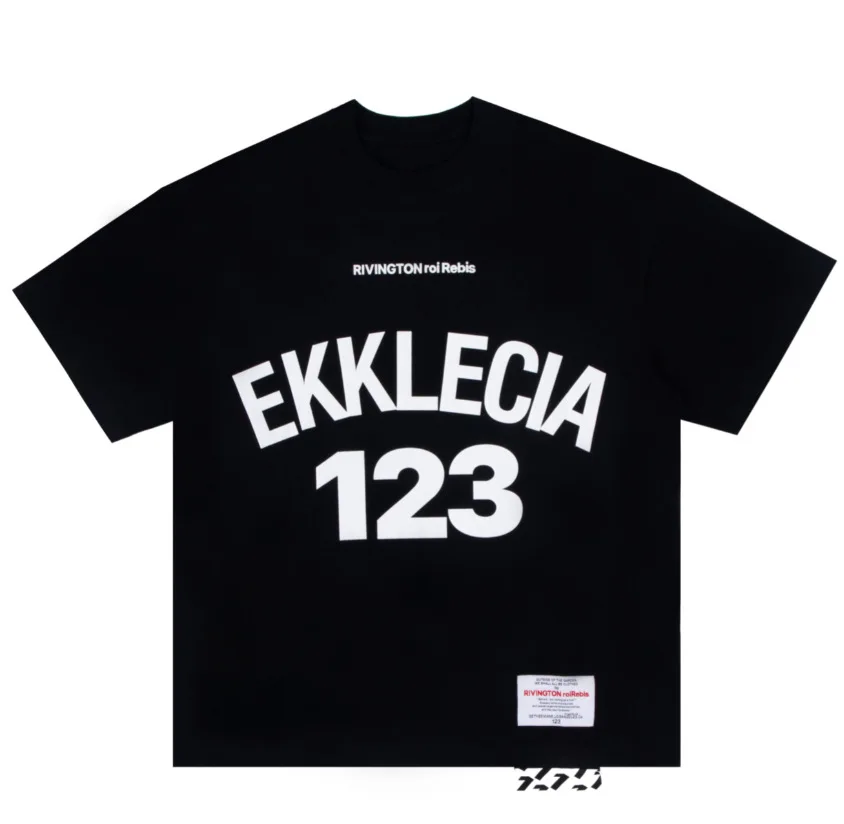 

24ss High Street RRR123 футболка для мужчин, Высококачественная Женская одежда, свободная повседневная футболка с принтом